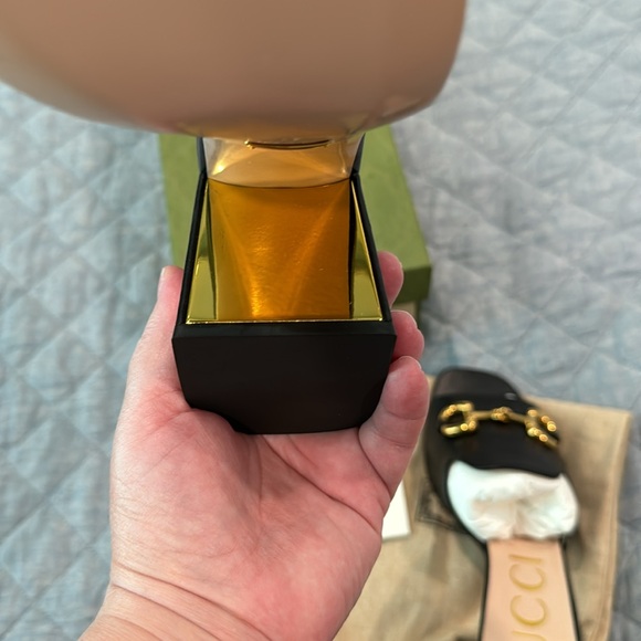 NIB Gucci Charlotte Horse-bit Sandal in Black Nappa Leather, size 41. - Picture 9 of 11